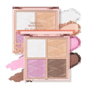 4 Shade Highlighter and Blusher Palette (pack of 1)