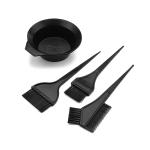Plastic Hair Dye Brush & Mixing Bowl Hair Coloring Kit (4 Item)