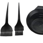 Plastic Hair Dye Brush & Mixing Bowl Hair Coloring Kit (4 Item)