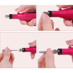 Electric Nail File Drill Kit Polishing Grinder Engraving Pen Manicure Pedicure Machine Tool (Pack of 1)