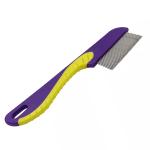 Professional Pet Comb Handle Brush & Combs for Pets (Pack of 1) Multicolor.