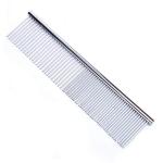 Stainless Steel Pet Hair Grooming Flat Comb for Pets (Pack of 1)