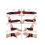 Wrist Support Band help for Boxing Weight lifting Hiking, Tennis and Gym  (Pack of 1)