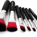 Professional 7 Piece Makeup Brush (Black) Pack of 1.