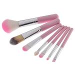 Mini Pink Makeup Brush box Set (Pack of 7)