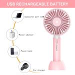Portable And Rechargeable Mini Hand Fan (Pack of 1)