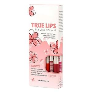 Lip Liner Pencil (Pack of 12)Multicolor.
