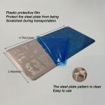 Plastic Stamping Nail Art Kit (Pack of 1)