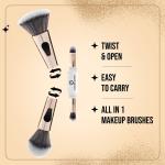4 in 1 Makeup Brush with Foundation Eyeshadow Blending (Pack of 1)