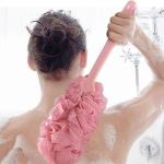 Loofahs for Bathing in Long Handle for Men and Women, Pack of 1