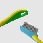 Professional Pet Comb Handle Brush & Combs for Pets (Pack of 1) Multicolor.