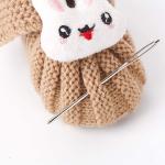 Large-Eye Blunt Needles, 9 Piece Stainless Steel Yarn Knitting Needles, Sewing Needles.