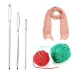 Large-Eye Blunt Needles, 9 Piece Stainless Steel Yarn Knitting Needles, Sewing Needles.