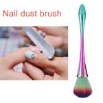 Long Colorful Dusting Brush for Nail Artist 1 Pcs