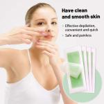 20 Pcs Wax Strips for Facial Hair Removal