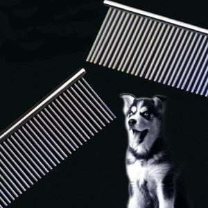 Stainless Steel Pet Hair Grooming Flat Comb for Pets (Pack of 1)