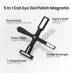 5 in 1 Magnet for Cat Eye Gel Nail Polish