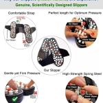 Spring Acupressure Magnetic Therapy Sandals/Rotating Acupressure Foot Slippers for Men & Women (Pack of 1)