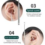 Ear Wax Removal Tool Set 6-in-1 Earwax Removal Kit (Pack of 1).