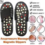 Spring Acupressure Magnetic Therapy Sandals/Rotating Acupressure Foot Slippers for Men & Women (Pack of 1)