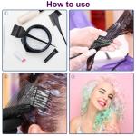 Plastic Hair Dye Brush & Mixing Bowl Hair Coloring Kit (4 Item)