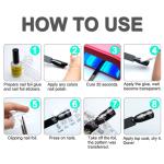(10 Rolls) Nail Foil Transfer Sticker DIY Holographic Nail Decoration, 10 Designs Laser Nail, Women