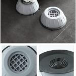 Washing Machine Anti Vibration Pad Heightening Pads with Suction Cup (4 Pcs)