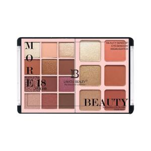 18 Colors matte eyeshadow palette (pack o f 1).