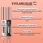 Waterproof Eyelash Glue Black Tone (Pack of 1)