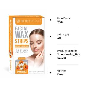 20 Pcs Wax Strips for Facial Hair Removal