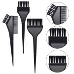 Plastic Hair Dye Brush & Mixing Bowl Hair Coloring Kit (4 Item)