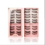 Handmade 3D Eyelashes NATURAL PAIR OF 10)