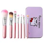 Mini Pink Makeup Brush box Set (Pack of 7)
