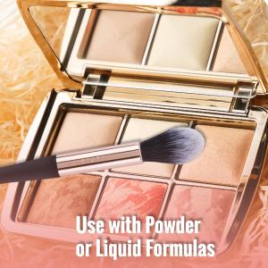 Makeup Brush For Powder and Foundation and Cosmetics (Pack of 1)