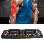 Multi-Functional 9 in-1 Color Coded Push-Up Board for System Body Building (Pack of 1)