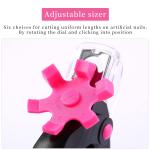 Stainless Steel Nail Clippers for  Nails, French Style Pink Nail Art Clippers ( Pack of 1).