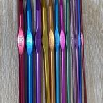 Multicolor Crochet Hooks Needle (2.0mm to 8.0 mm) Pack of 12
