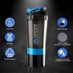 Shaker Bottle Gym Shaker Pro Cyclone, 100% Leak Proof (Pack of 1)