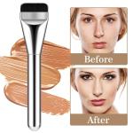 Flat Foundation Brush Silver Color (Pack of 1)