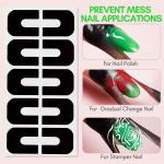 Pack of 10 Nail Extensions Random Colors