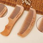 Handmade Wooden Hair Combs (Pack of 3)