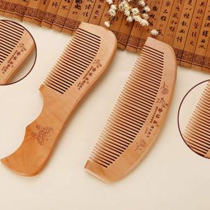 Handmade Wooden Hair Combs (Pack of 3)