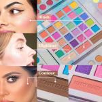 105 Color Eyeshadow Palette Make Up Eye Shadow 40 g (Multicolor)