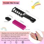 Hair Color Comb-Non Toxic Washable Hair Color Comb for Party Cosplay DIY (12Colors)