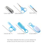 6 in 1 Baby nail care, health care, grooming, baby care gifting set( Multicolor).
