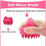Silicone Head Body Massager Brush (Pack of 1)