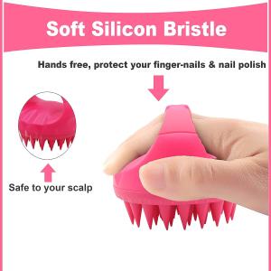 Silicone Head Body Massager Brush (Pack of 1)
