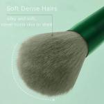 13 Synthetic Eyeshadow Blush Makeup Brush Set (Green).