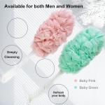 Loofahs for Bathing in Long Handle for Men and Women, Pack of 1