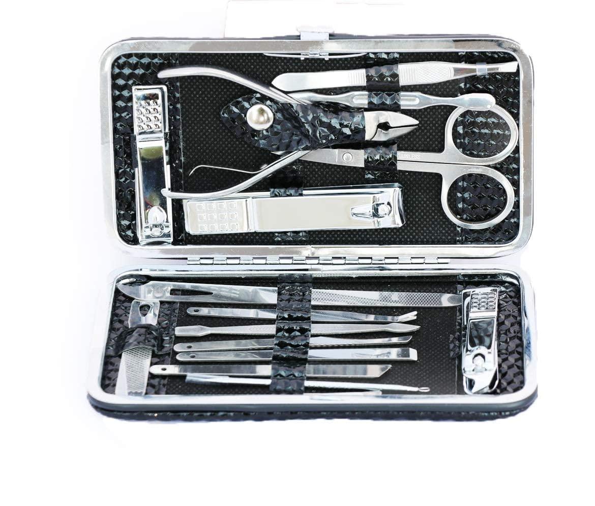 Professional 16 IN 1 Proffesional Stainless Steel Manicure Pedicure Kit For Women Pedicure Tools Set.